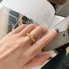 Anillo de Moda de Lujo Ligero de Plata de Ley 925 Geométrico Irregular Estilo Coreano para Mujer, Anillo de Dedo Índice Abierto Ajustable Minimalista de Moda, Tendencia Nacional