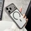 Funda magnética J3 de agujeros finos para teléfono, adecuada para Apple 18PROMAX, moderna 17PRO, anticaída 13/14, acrílica 17