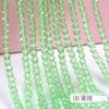 Rueda de cuentas planas de 2/3/4/6/8 mm, cuentas para accesorios de joyería DIY, cuentas sueltas de cristal, hilo de color transparente normal