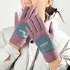 Luvas Femininas de Estilo Esportivo Transfronteiriças para Caminhadas ao Ar Livre, Trekking e Ciclismo, Compatíveis com Tela Sensível ao Toque, Dropshipping, Quentes para o Inverno e Proteção contra o Frio
