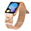 Adecuado para correa de reloj magnética Milan Butterfly para Xiaomi 8/9/10Pro y correa Milan de acero inoxidable para Redmi 4/5/6