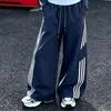 Conjunto deportivo para niñas, nueva colección otoño 2026: Camiseta de manga larga color block y pantalones largos de pierna ancha para niñas mayores