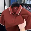 Camiseta de Manga Corta para Hombre 100% Algodón 2026 Verano Nuevo Estilo Camisa Polo Moda Casual Holgada Versátil Top