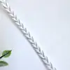 Ribete de Encaje Trenzado Hilo Dorado y Plateado Hueso de Dragón 0.5 cm de Ancho para Ropa DIY Accesorios de Decoración Hechos a Mano Ribete de Encaje Ancho