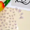 Novo Adesivo para Unhas 5D Estéreo Em relevo Borboleta Flor Renda Laço Rosa Adesivo de Unha de Alta Qualidade