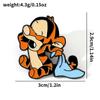Insignias de Metal de Personajes de Dibujos Animados de Cine y Televisión Europeos y Americanos Winnie the Pooh y Tigger Broche de Aleación Puerquito Pijer Pin