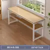 Escritorio largo para dos personas, herramienta mágica para ahorrar espacio para el hogar de los estudiantes, dormitorio, casa de alquiler, escritorio de computadora rectangular para habitaciones estrechas