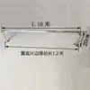 Colgador de Lencería de Acero Inoxidable Estante de Exhibición para Tienda de Ropa Colgador de Pared para Panties Barra Lateral Colgante Cepillada Oro Plata