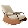 Sillón Mecedora Perezoso Silla de Ocio para Balcón Sala de Estar Sofá Perezoso para el Hogar Silla Mecedora Cómodo Sillón Reclinable de Lujo para Personas Mayores