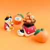 Adornos de Resina Gato Japonés Naranja Zakka Tendencia Decoración de Bonsái Regalos Accesorios Hechos a Mano DIY Manualidades Adornos