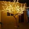 Lámpara de árbol de flor de cerezo creativa, fuente de origen, lámpara de árbol de flor de durazno LED, lámpara decorativa de árbol de flores artificiales LED para exteriores