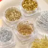 Joyería para Uñas de Seda con Foil Dorado y Plateado de Alto Brillo Estilo Japonés Lujo Accesible Seda Dorada Flash Seda Plateada Láser Fantasma Accesorios para Uñas Venta al por Mayor