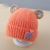 Outono e inverno chapéu de bebê quente chapéu infantil chapéu de bebê feminino fofo menino coreano princesa inverno chapéu de lã atacado