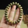Suministro en Vivo Sándalo Verde Pulsera de Mano Cuentas de Ábaco 12mm Pulsera de Mano Cuentas de Buda Joyería para Parejas Artesanía de Madera