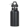 Taza térmica de acero inoxidable 304, gran capacidad 350 ml, botella de agua deportiva de boca ancha estilo americano, taza térmica portátil de acero inoxidable