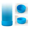 Alta calidad Color 12 cm Tapa Inferior para Termo Grande de Silicona 64 oz Tapa de Silicona Antideslizante para Olla Espacial Posavasos de Silicona