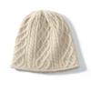 Diseño Pesado de Jacquard Estilo Medusa de Nicho Sombrero de Punto de Moda para Mujer 100% Cachemira Pura Moda para Viajar