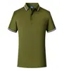 Camisa Polo de Algodón Antibacteriano de Manga Corta, 200g, 40 Hilos, Talla 5A, con Logo Estampado y Bordado, Estilo Clásico Versátil para Hombres y Mujeres