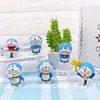 Pastel de Cumpleaños Decoraciones para Pastel Lindo Gato Tinker Doraemon Juego de 6 Piezas Decoraciones para Pastel