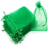 Bolsas Coloridas de Organza com Cordão, Sacos Transparentes de Malha para Presentes, Sacos para Embalagem de Joias, Sacos para Doces de Casamento, Sacos para Acessórios