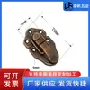 Hebilla de caja con cerradura de alambre, mini caja de madera, cerradura dorada, mini cerradura, hardware, venta al por mayor al por mayor