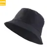 Novo Chapéu de Pescador de Cor Pura com Placa de Luz Dupla Face da Amazon Chapéu de Sol Proteção Solar Chapéu Dobrável Simples Tipo Bacia