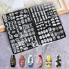 Suministro Transfronterizo de Juegos de Placas de Estampado para Uñas, Plantillas DIY de Transferencia para Uñas, Venta al por Mayor de Fabricantes