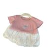Ropa coreana para niños 2024 nuevo verano niñas aman lentejuelas camiseta manga corta estilo extranjero shorts capullo conjunto de dos piezas moda
