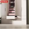 Armário de alumínio Home Bedroom Modern Simple Small Apartment Minimalist Armário de liga de alumínio com porta plana roupeiro grande personalizado