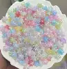 Nuevas Cuentas Acrílicas Gruesas de Hexagrama Mabe Symphony de Dos Colores Accesorios para Cadena de Teléfono Móvil DIY Cadena Cruzada Venta al por Mayor