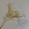 Adereços de decoração de casamento em forma de folha de salgueiro curva com 6 pontas, série de cores outonais, arranjos florais para tetos altos