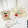 Sombrero para Niños Nuevo Sombrero de Sol de Princesa para Niñas Verano Delgado Primavera y Otoño Protector Solar para Bebés Sombrero de Pescador Bolsa