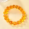 Pulseira de citrino do zodíaco mais vendida no atacado para templos, pulseira de citrino brasileiro de três signos para homens atrair riqueza