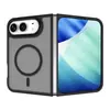 Adequado para capa de celular dobrável iPhone Duo, Apple 18 Fold, suporte de metal magnético de 360 graus, capa rígida com toque de pele, para mercados internacionais