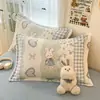 Un par de fundas de almohada de terciopelo de leche engrosadas para otoño e invierno, adecuadas para uso doméstico; fundas de almohada de forro polar de coral, almohadillas para adultos y fundas de almohada (se vende individualmente)