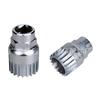 Herramienta para bicicleta Serie 20 dientes manguito eje central bicicleta de montaña herramienta de reparación para desmontaje reparación accesorios para ciclismo