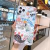 Capa de Celular Monstruos S.A. iPhone11 14Pro Transparente Capa Macia Apple 13 Personalidade Criativa 15 Pacote Completo