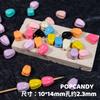 Capullo de flor hoja DIY accesorios de color joyería hecha a mano Tulipán acrílico color libre combinación cadena de teléfono móvil cuentas