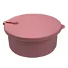 Lonchera de Silicona para Lonchera, Se Puede Calentar en el Horno de Microondas, Lonchera Térmica, Portátil, Regalo, Caja de Cubiertos para Exteriores