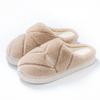 Chinelos de Pelúcia de Algodão para Mulheres, Uso Externo no Outono e Inverno, Sola Grossa, Uso Doméstico, Quente, Forrado com Lã Fleece, Confortável, Chinelos para Quarto de Casal, Chinelos Pós-Parto para Homens