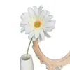 Gerbera flor artificial de un solo tallo Margarita africana margarita estilo fresco flor falsa decoración suave para el hogar flor de seda para fotografía
