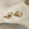 Pendientes de Perla Estilo Commuter Coreano y Japonés para Mujer, Pendientes Vintage de Moda Clip-On de Dos Vías, Accesorios para Orejas Elegantes y Artísticos