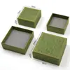 Caja Extraíble de Metal con Textura Creativa, Caja para Collares Estilo Vintage con Tapa y Base, Caja Texturizada para Pendientes y Anillos con Diseño en Relieve, En Stock