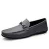 Zapatos de Hombre Transfronterizos, Zapatos de Primavera sin Cordones, Zapatos de Conducir sin Cordones, Mocasines Planos de Primavera, Zapatos Pequeños de Cuero, Zapatos Casuales de Talla Grande