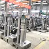 Prensa de aceite de nogal vertical equipo comercial automático para procesamiento de aceite de sésamo línea de producción de prensa hidráulica grande