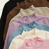 Camiseta interior de otoño para niños, moderna, ropa infantil para niñas, cuello de bebé, manga larga casual, camiseta al por mayor, máscara de lijado, camiseta de manga larga