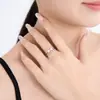 Anel Aberto Xuping Simples de Laço Dupla Camada Estilo Ins Coreano Liga de Cobre Doce e Gentil Anel de Dedo para Mulheres