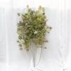 Árbol artificial de arce rojo árbol de Banyan verde de piso planta verde artificial árbol artificial hoja de arce flor artificial decoración de sala de estar pasillo