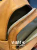Oferta especial: Bolso de Cuero para Mujer de Cuero Curtido Vegetal de 25, Mochila de Cuero Genuino de Primera Capa, Bolso Hecho a Mano de Cuero Curtido Vegetal Teñido al Agua, Bolso Vintage de Doble Hombro
