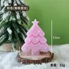 Vela aromática de árbol de Navidad Vela de fragancia para ambiente de regalo de Año Nuevo Adornos creativos Regalo a mano Vela de alce